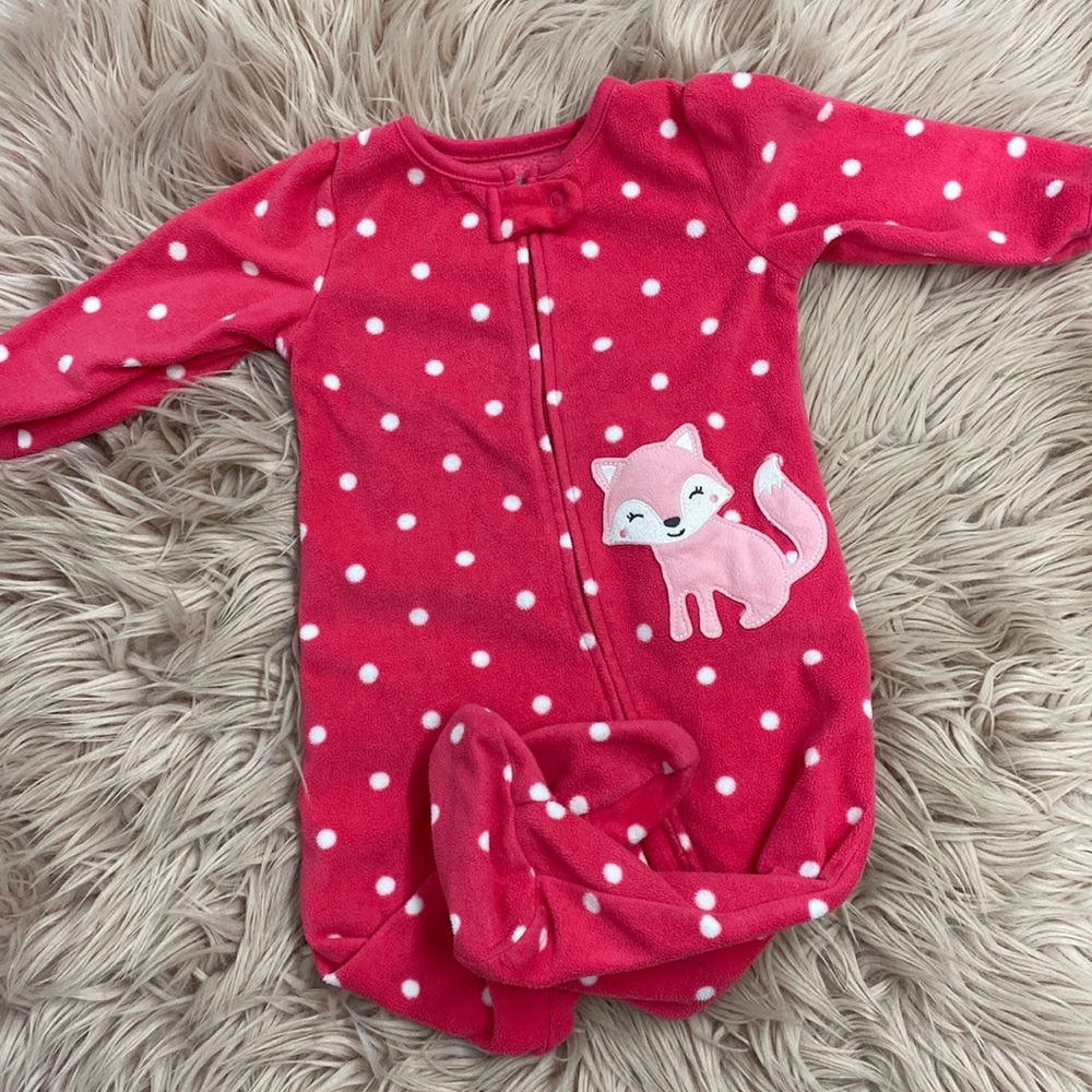 Fox Fleece Sleeper
